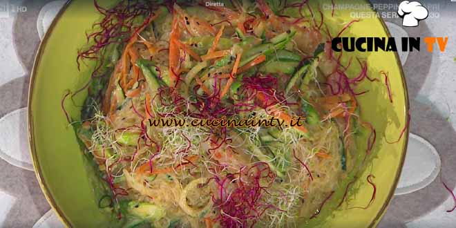 È sempre mezzogiorno | Spaghetti di riso primaverili ricetta Francesca Marsetti