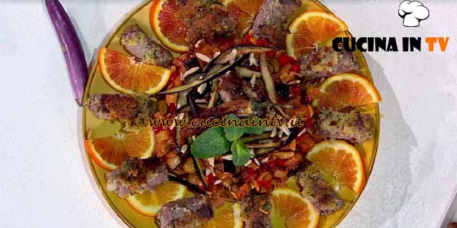 È sempre mezzogiorno | Involtini alla messinese e caponata ricetta Fabio Potenzano