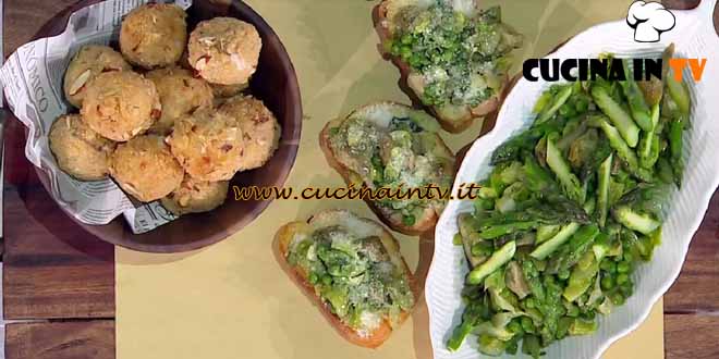 È sempre mezzogiorno | Mozzarelline panate con vignarola ricetta Gian Piero Fava