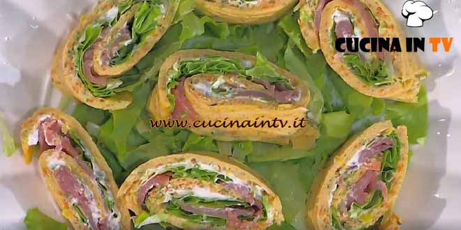 È sempre mezzogiorno | Rotolo di frittata farcito ricetta Giusina Battaglia