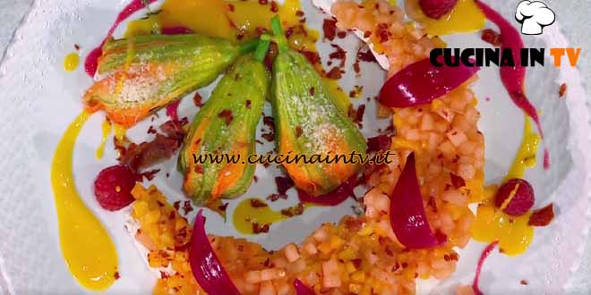 È sempre mezzogiorno | Fiori di zucca ripieni ricetta Gian Piero Fava