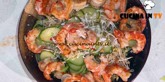 È sempre mezzogiorno | Insalatina di gamberi ricetta Francesca Marsetti