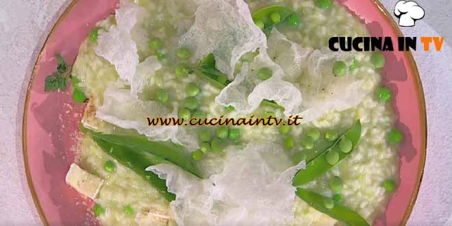 È sempre mezzogiorno | Risotto alla crema di piselli ricetta Sergio Barzetti