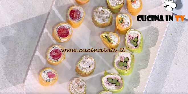 È sempre mezzogiorno | Sushi di frittate ricetta Barbara Agosti