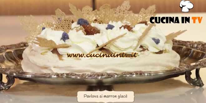 A tavola con Lorenzon |Pavlova ai marron glacé ricetta Antonio Lorenzon