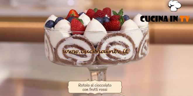 A tavola con Lorenzon |Rotolo al cioccolato con frutti rossi ricetta Antonio Lorenzon