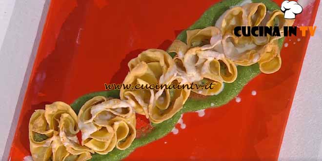 È sempre mezzogiorno | Fagottini di zucchine e burrata ricetta Mattia e Mauro Improta