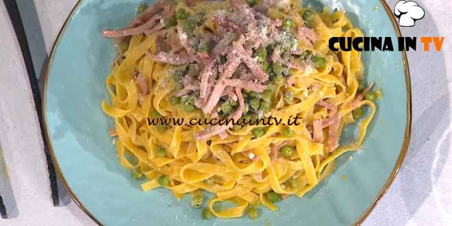 È sempre mezzogiorno |Fettuccine alla papalina ricetta Barbara Agosti