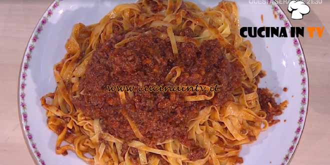 È sempre mezzogiorno | Tagliolini al ragù ricetta Daniele Persegani