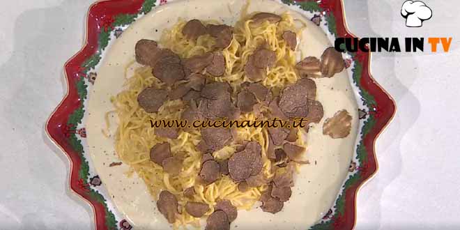 È sempre mezzogiorno | Tagliolini con fonduta e tartufo ricetta Cristian Bertol